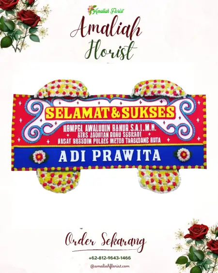 Papan Bunga Ucapan Selamat Sugiharjo