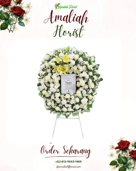 Krans Bunga Duka Sugiharjo